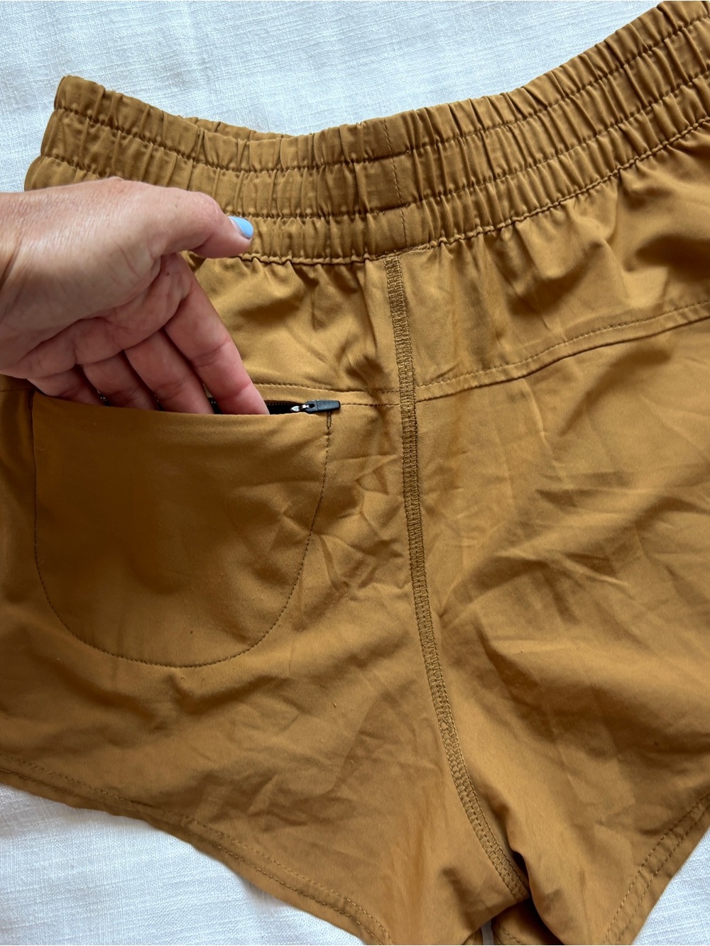 Vuori Golden Mustard Athletic Shorts - Picture 5 of 12